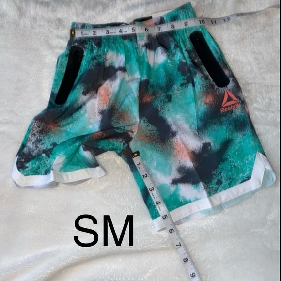 Reebok Boys Shorts size Small 6/7 ,XS 4/5 aqua elastic waist Athletic Basketball - Picture 7 of 8